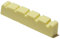 Bass guitar nut 5 string 45mm x 6mm Ivory/Cream graphite compound