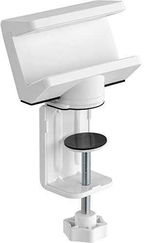 InLine® Tischklemme für Steckdosenleiste, drehbar, Schraubklemme, weiß