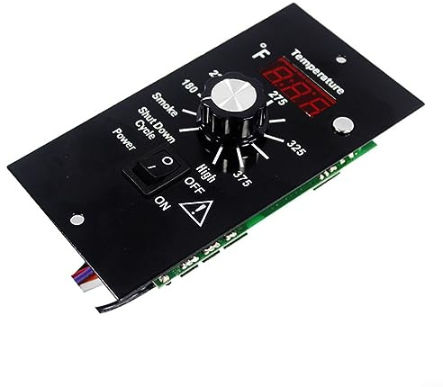 Digitales Thermostat-Controller-Board, BBQ Ersatz Temperatur Control Panel Kit für Holz Pellet Grill BBQ Digital Control Board für T*r*a*e*g*e*r Pellet Grills BAC236-A