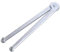QCVENL 1 PCS Spanner Wrench Universal Adjustable Angle Grinder Wrench Pin Spanner Wrench Locknut Wrench for Backing Pads on Angle Grinder and Round Nuts with Drilled Holes(4mm), Silver