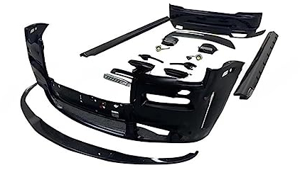 Jupes latérales de Pare-Chocs Avant en Fibre de Verre compatibles avec Les mises à Niveau Rolls-Royce Ghost Kit de carrosserie de Style MRY Aileron d'aile arrière for pièce Ghost 2015-2019