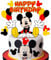 YOGARTH 15 Stück Mic-ke Mous Tortendeko Jungen, Mic-ke Maus Kuchen Deko Kindergeburtstag, Cake Topper Set, Happy Birthday Topper für Jungen Geburtstag Party Kuchen Dekoration Supplies (A)