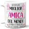 STAMPATEK Tazza Regalo Miglior Amica, Tazza Amicizia, Idea Regalo compleanno donna, Tazza Miglior Amica del Mondo in Relax - MUG169