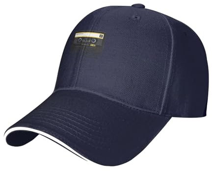 ENWIND Baseballmütze Der Tod der Kassette. Mütze Basecap Mütze Golf Mütze Herren Tennis Damen Retro Outdoor Freizeit Dad Hat Für Herren Damen Geschenk