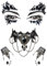 4 PCS Halloween Gotisch Choker Halskette Armbänder Schmuck, Vampir Kostüm Damen Zubehör, Gothic Schmuck Steampunk Retro Spitze Vampir Accessoires, für Halloween Kostüm Damen Gothic Kostüm Damen