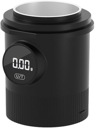 Colcolo Espresso-Dosierbecher, elektronische Kaffeewaage, 58 mm, Kaffeepulver-Zufuhr, kompatibel mit 58-mm-Siebträger-Pulverbecher mit Waage