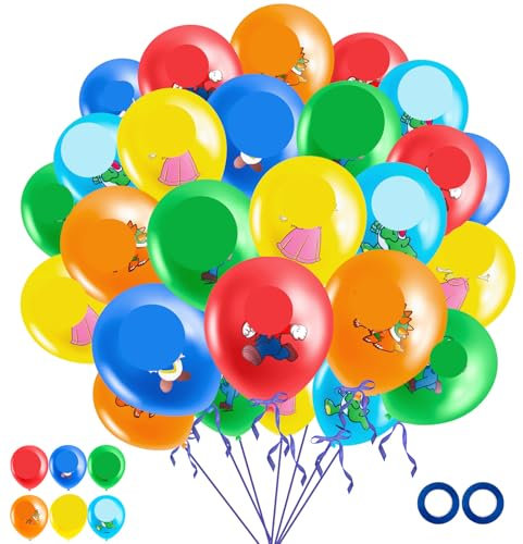 Dekewe 30 Stück Latex Luftballons Geburtstag Deko Kit, Themed Balloons Party Geburtstag Deko, Mehrere Themen, Unisex-Kinder