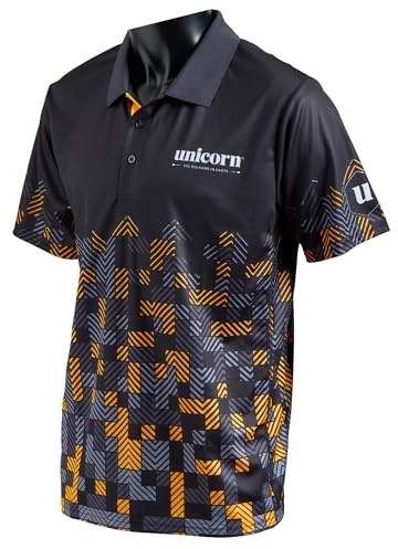 Unicorn Dart-Shirt, Pro-Tech Digital, kühles, atmungsaktives weiches Mikro-Mesh-Polyester, Größen XXS bis XXXXL
