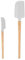 2Stück Silikonspachtel mit Holzgriff Teigschaber Klein Schmal Küche Silikon Löffel Kochen Silikon Spatel Silikonspatel Klein Schaber Antihaft Silicone Spatula Pizza Pfannkuchen Spiegelei Fur Backen