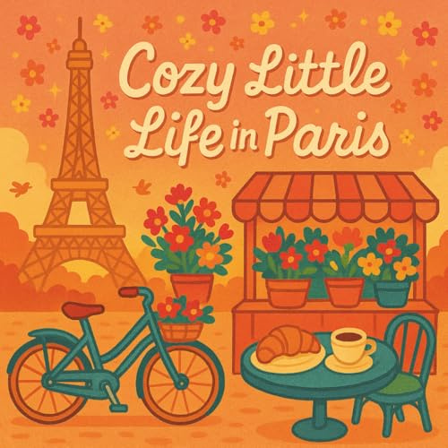 Cozy Little Life In Paris: A Coloring Journey Through the Heart of Paris