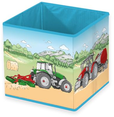 Herding Traktor Aufbewahrungsbox, Größe ca. 30x30x30 cm, 100% Polypropylene