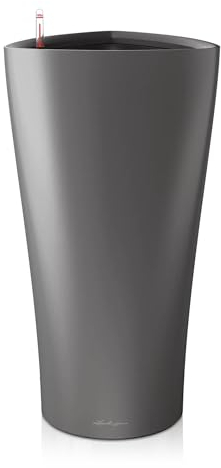 LECHUZA DELTA Premium 40 anthrazit metallic 15543