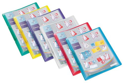 Präsentationsringbuch PROPYGLASS® Viquel, DIN A4, PP, 2-Rund-Ring-Mechanik 15 mm Füllhöhe, mit Einstecktasche - 1 Stück