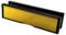 Welseal HS3747 10-Inch UPVC Door Letterbox Letter Plate Mid Rail - Polished Gold/Black