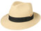Mayser Albenga Panama Bogarthut Panamahut Strohhut Sommerhut Sonnenhut Herren - Made in The EU mit Ripsband, Ripsband Frühling-Sommer Sommer - 58 cm Natur
