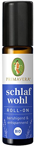 PRIMAVERA Schlafwohl Aroma Roll-On bio 10 ml - Lavendel-, Vanille und Neroliduft - Aromatherapie für Unterwegs - entspannend - vegan