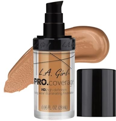 L.A. Girl Pro Coverage Illuminating Foundation - Nude Beige