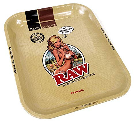 RAW Tray RAW Girl - Bandeja giratoria (metal, 5 bandejas)