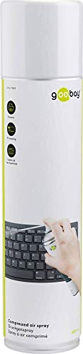 Goobay Druckgasspray für EDV/Büro 600 ml; Druckgasspray für EDV/Büro 600 ml, 600 ml - für eine einfache Reinigung von Büroartikeln, Tastaturen, Druckern, PC-Gehäusen, Kopieren, Faxgeräten u.v.m.