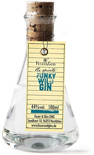 Feuer & Glas Funky Wild Gin 44% vol. 100ml im Erlenmeyerkolben