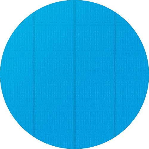 tectake® Manta Solar Piscina Redonda Flotante Recortable a Medida con Fuerza 110 µm para Calentar Agua y Proteger Piscina Hinchable, para Jardin y Piscinas - 549 x 549 x 1 cm