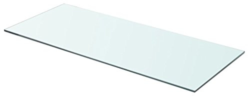 yorten Regalboden Glas Transparent Glasboden Einlegeboden Glasablage Glasregal 70 x 30 cm St?rke 8 mm Tragf?higkeit 15 kg