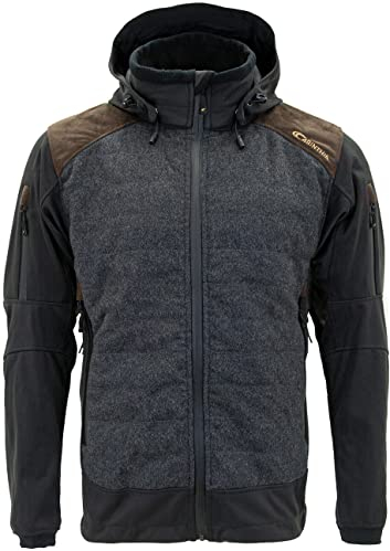 Carinthia G-Loft ISLG Jacket Herren Softshell-Lodenjacke, geräuscharme Jagdjacke, isolierte Übergangsjacke mit Wolle und Fütterung, Grau