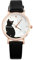 VILLCASE Cartoon Katzen Armbanduhr Für Mädchen Quarz-Uhr Mit Verstellbarem Kunstlederband Niedliches Design Und Präzise Zeitmessung Für