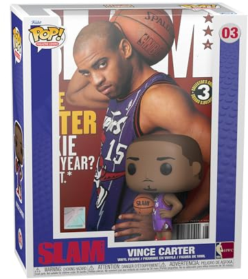 Funko Pop! NBA Cover: SLAM - Dwayne Wade - Vince Carter - NBA + Slam Magazine - Vinyl-Sammelfigur - Geschenkidee - Offizielle Handelswaren - Spielzeug Für Kinder und Erwachsene - Sports Fans