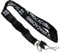 Standard GC Woven Lanyard Schwarz/Weiß Gewebt - hochwertig Schlüsselband