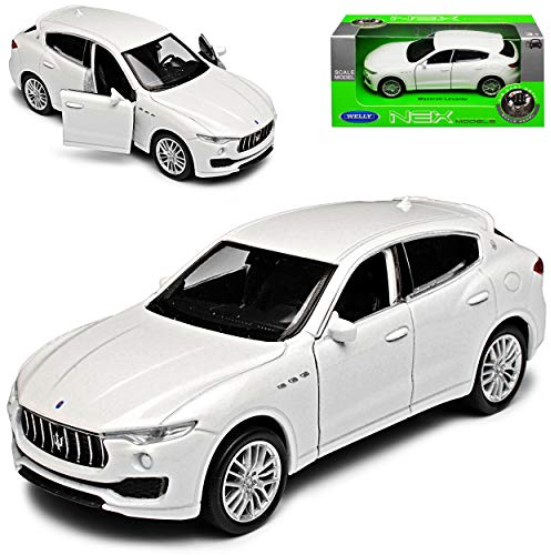 Welly Maseratti Levante SUV Weiss Ab 2016 ca 1/43 1/36-1/46 Modell Auto
