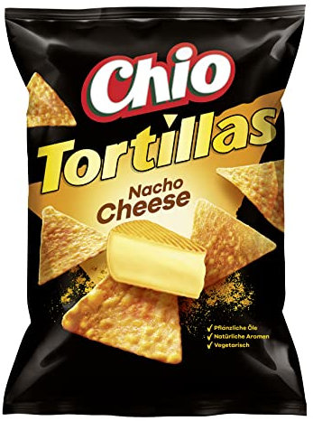 Chio Tortillas Nacho Cheese, 110 g