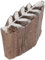 GURU SHOP Indischer Textilstempel, Holz Stoffdruckstempel, Blaudruck Stempel, Druck Modell - 3,5x1 cm Blatt 1, Braun, Indische Holzstempel