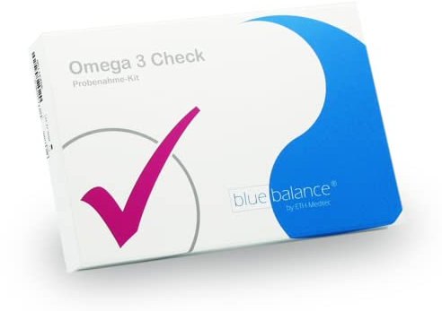 blue balance® Omega 3 Test | Gesundheitstest | Probenahme-Kit | Selbsttest für Zuhause | Schnelltest | mit Laboranalyse