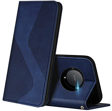 ZONNAVI Cover per Honor Magic 5 Lite 5G, Flip Custodia Pelle PU con [Slot Cart] [Supporto Stand] [Magnetica], Cover a Libro Portafoglio per Honor Magic 5 Lite 5G (Blu)