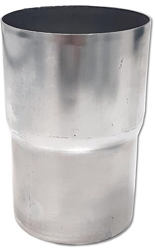 Zink Fallrohrmuffe Steckmuffe Fallrohrverbinder Titanzink DN 60, 76, 87, 100, 120 (76mm (DN 76))