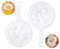 2 filtres, 200/400 Mesh Tamis de cuisine en plastique Tamis fin Avec poignée, Tamis à cheveux Cuisine Tamis à mailles pour jus, lait, café, lait de soja