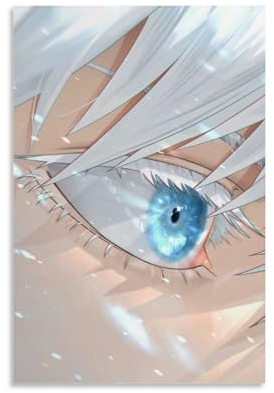 Japanisches Anime Jujutsu Kaisen Poster Gojo Satoru (15) Poster Wandkunst Malerei Leinwand Drucke Dekor Poster Kunstwerke 60 x 90 cm