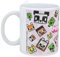 Stor Tasse à sublimation en céramique de 325 ml dans un coffret cadeau MINECRAFT GIRL