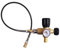 TUXING 4500Psi Hochdruck-Luftpistole PCP Füllstation Peitsche Schlauch, Hochdruck-PCP Paintball Füllstation mit Ablassventil Messing HPA CO2 Tank DIN Ladesystem M18* 1,5