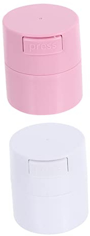 POPETPOP 2pcs Eyelash Glue Storage Box for Eyelash Extension Glue Holder Sealed Jar Makeup Tools