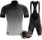 Herren Kurzarm Fahrrad Trikot Set,Rennrad Trikot Herren Set,Herren-Radtrikot Radhosen + Halbfinger Sommer Fahrradhandschuhe (L,Typ-13)