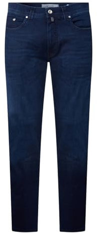Pierre Cardin Lyon Tapered Futureflex Stretch Denim Jeans Herren, Dunkelblau Buffies Used 7763 6814, 42W x 34L