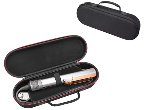 ZLiT Tragetasche für Dyson Airstrait HT01 Glätteisen, EVA-Hartschale, Reise-Aufbewahrungstasche, Tragetasche für Dyson Airstrait HT01 Haarglätter, Schwarz