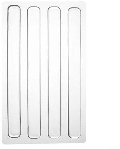 Stuhl-Stoßstange, Wandschutz, Möbelkissen, transparentes Silikon (150 x 15 x 2 mm, 4 Stück)