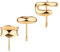 3pcs Ponytail Holder Hair Clips, Alloy Gold Hair Cuffs Fashionable Ponytail Buckle Hair Clip Decoration French Hair Clips Decorative Barrettes Ponytail Accessories Cuff for Woman & Girl