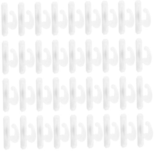 UKCOCO 75pezzi Ganci per Appendere Tende e da Resistenti e Facili da Installare per Decorazioni e Uso Quotidiano Accessori Versatili per Tende e Abbigliamento