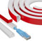 2M White Self-Adhesive Cable Trunking for Electric Cables Kit - Mini Wire Channel Cover for Walls,Neat Cable Management Hider for 1 Cord TV and Computer Wires in Home & Office (No Tools Needed)