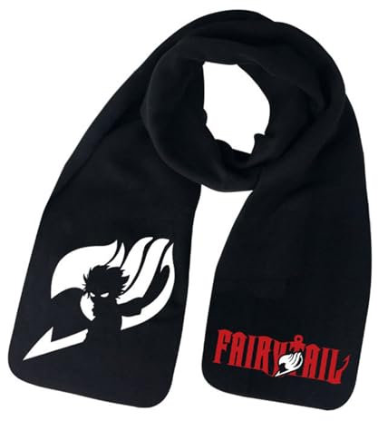 kakazoomm eu Anime Fairy Tail Schal Natsu Schal Etherious Natsu Dragneel Schal Modischer bedruckter Schal Outdoor warmer Schal