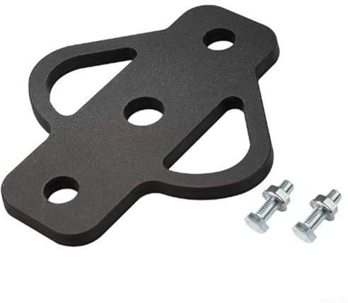babominimer 3 Way Trailer Hitch Adapter With Bolt,Towbar Adapter Steel Hitch Mount,For ATV Lawn Mower Golf Cart Garden Tractor Flat Towing Tow Ball Mount